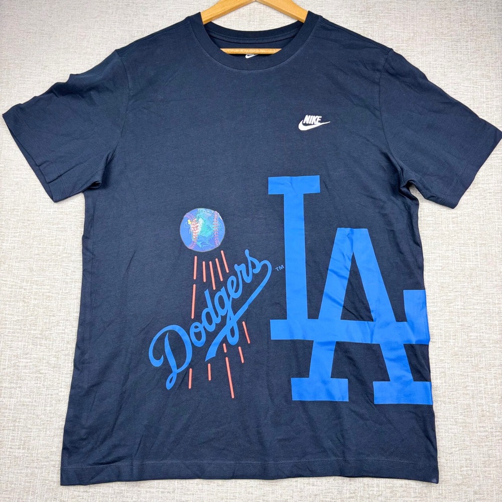 Nike Los Angeles Dodgers MLB Graphic T-Shirt Black Mens Large Freddie Freeman 5